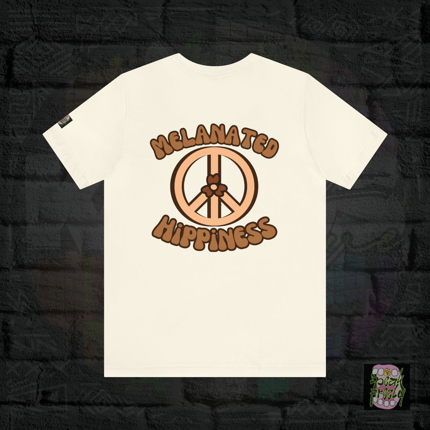 Melanated Hippieness Short Sleeve Tee