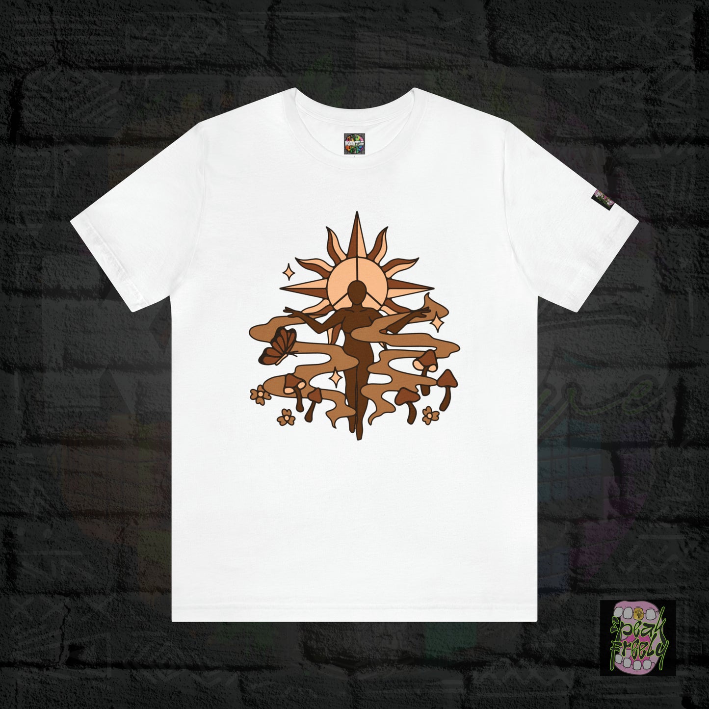 Melanated Hippieness Short Sleeve Tee