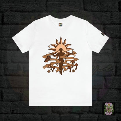 Melanated Hippieness Short Sleeve Tee