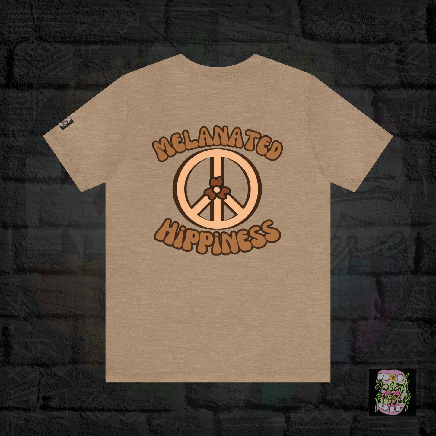 Melanated Hippieness Short Sleeve Tee