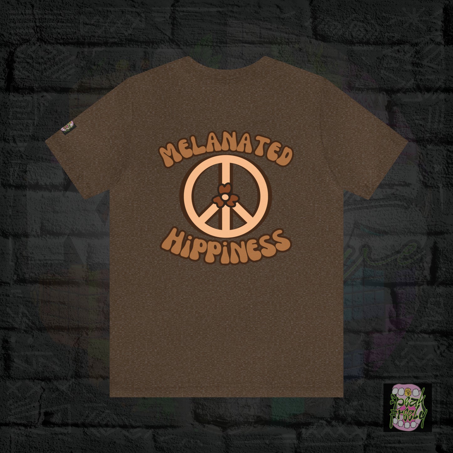 Melanated Hippieness Short Sleeve Tee