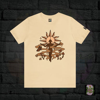 Melanated Hippieness Short Sleeve Tee