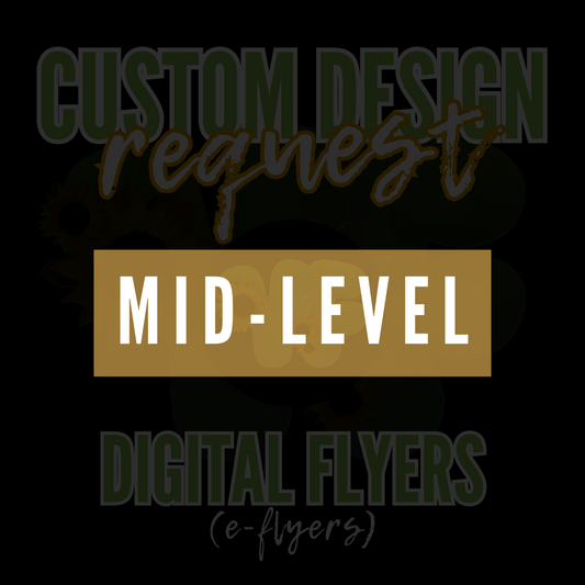 Yellow Flower Designs, Custom *Mid-Level Example*